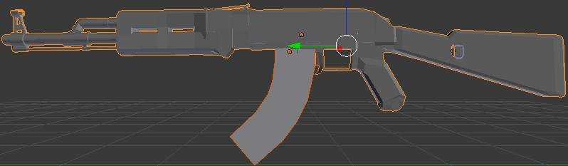 My First Blender Model | AK-47 preview image 1